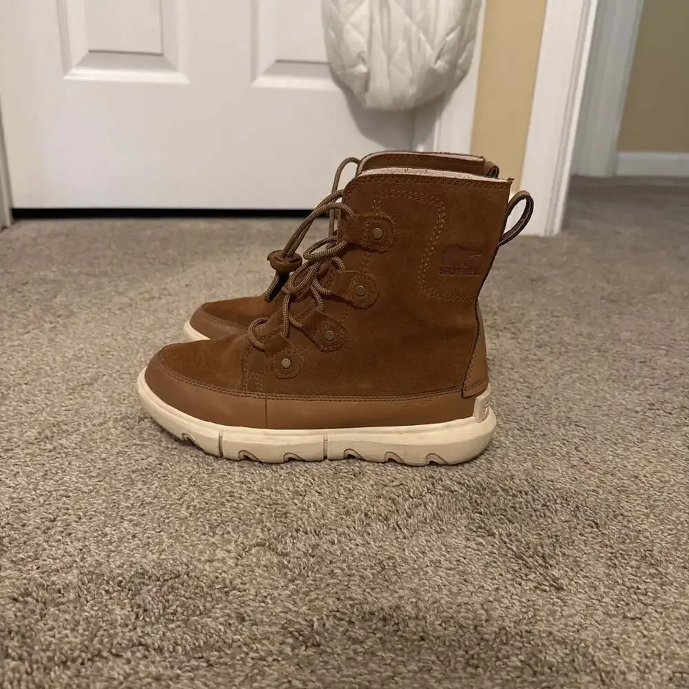 Children's/Youth Sorel Explorer‎ - Velvet Tan, Chalk
